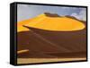 High Sand Dune Illuminated at Dawn at Sossusvlei, Namibia-Frances Gallogly-Framed Stretched Canvas