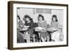 High school biology class  Manzanar Relocation Center, 1943-Ansel Adams-Framed Photographic Print