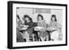 High school biology class  Manzanar Relocation Center, 1943-Ansel Adams-Framed Photographic Print