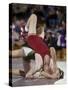 High School Boy's Wrestling Competition-null-Stretched Canvas