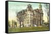 High School, Flint, Michigan-null-Framed Stretched Canvas