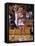 High School Girls Basketball Players in Action During a Game-null-Framed Stretched Canvas