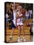 High School Girls Basketball Players in Action During a Game-null-Stretched Canvas