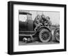 High School Girls Learn Auto Mechanics Photograph - Washington, DC-Lantern Press-Framed Art Print