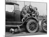 High School Girls Learn Auto Mechanics Photograph - Washington, DC-Lantern Press-Mounted Art Print