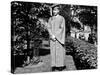 High School Grad Poses in His Cap and Gown, Ca. 1944-null-Stretched Canvas