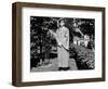 High School Grad Poses in His Cap and Gown, Ca. 1944-null-Framed Photographic Print