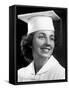 High School Graduation Portrait, Ca. 1946-null-Framed Stretched Canvas