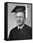 High School Graduation Portrait of Young Man, Ca. 1945-null-Framed Stretched Canvas