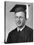 High School Graduation Portrait of Young Man, Ca. 1945-null-Stretched Canvas