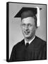 High School Graduation Portrait of Young Man, Ca. 1945-null-Framed Stretched Canvas