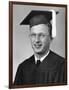 High School Graduation Portrait of Young Man, Ca. 1945-null-Framed Photographic Print