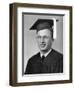 High School Graduation Portrait of Young Man, Ca. 1945-null-Framed Photographic Print