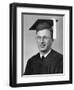 High School Graduation Portrait of Young Man, Ca. 1945-null-Framed Photographic Print