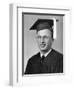 High School Graduation Portrait of Young Man, Ca. 1945-null-Framed Photographic Print