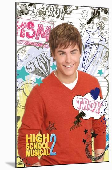 High School Musical 2 - Troy-Trends International-Mounted Poster