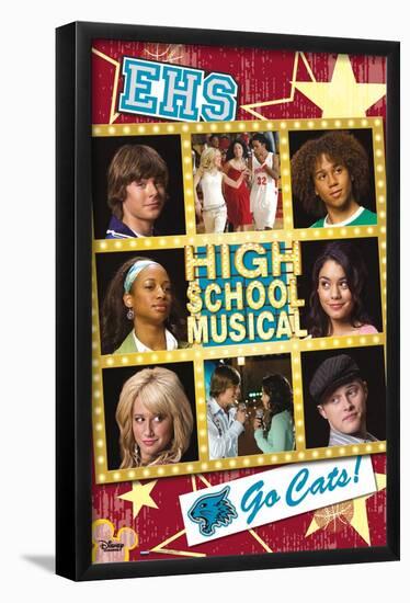 High School Musical - Grid-Trends International-Framed Poster