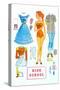 High School Paper Doll-null-Stretched Canvas