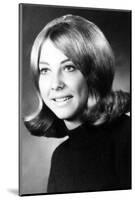 High School Portrait of 18 Year Old Girl in 1971-null-Mounted Photographic Print