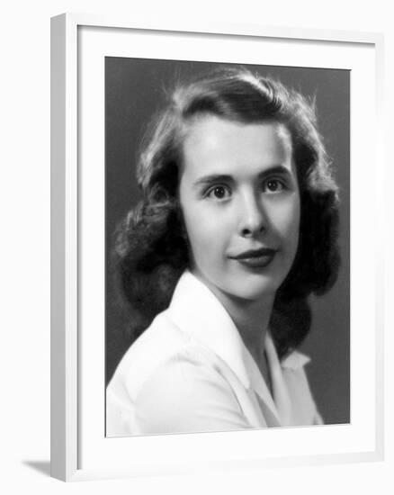 High School Portrait of Young Woman, Ca. 1948-null-Framed Photographic Print