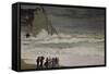 High Seas in Etretat, 1868-69-Claude Monet-Framed Stretched Canvas