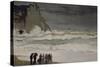 High Seas in Etretat, 1868-69-Claude Monet-Stretched Canvas