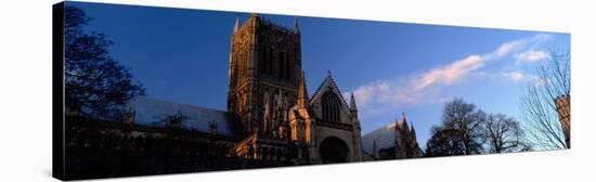 High Section View of a Cathedral, Lincoln Cathedral, Lincolnshire, England, United Kingdom-null-Stretched Canvas