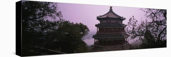 High Section View of a Palace, Summer Palace, Beijing, China-null-Stretched Canvas