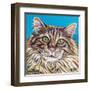 High Society Cat I-Carolee Vitaletti-Framed Art Print