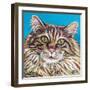 High Society Cat I-Carolee Vitaletti-Framed Art Print