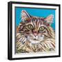 High Society Cat I-Carolee Vitaletti-Framed Art Print