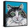 High Society Cat II-Carolee Vitaletti-Framed Stretched Canvas