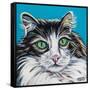 High Society Cat II-Carolee Vitaletti-Framed Stretched Canvas