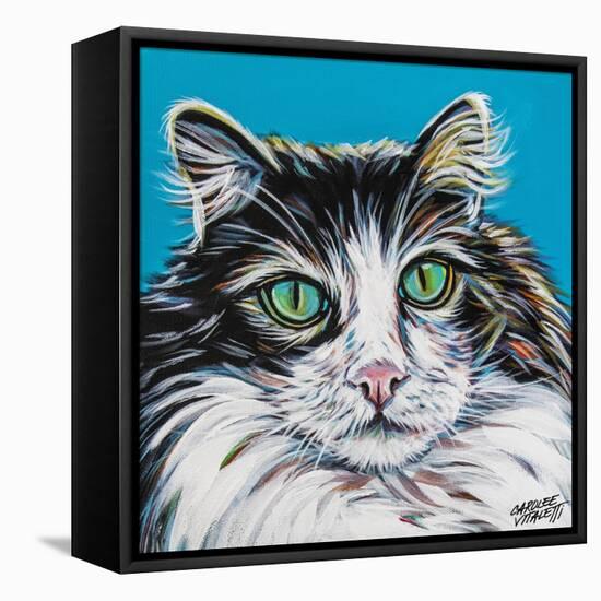 High Society Cat II-Carolee Vitaletti-Framed Stretched Canvas