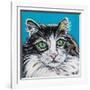 High Society Cat II-Carolee Vitaletti-Framed Art Print