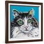 High Society Cat II-Carolee Vitaletti-Framed Art Print