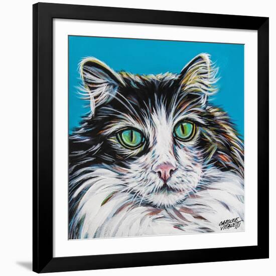 High Society Cat II-Carolee Vitaletti-Framed Art Print