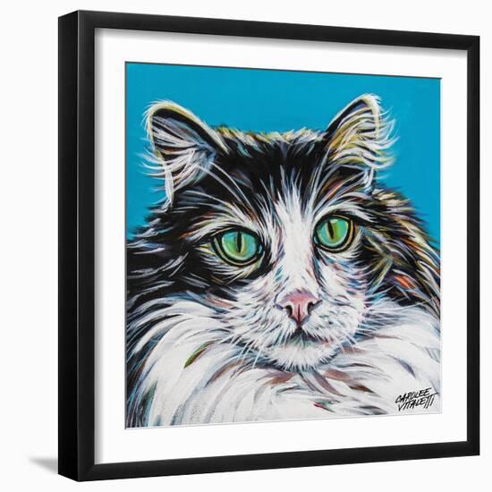 High Society Cat II-Carolee Vitaletti-Framed Art Print