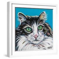 High Society Cat II-Carolee Vitaletti-Framed Art Print