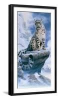 High Spirit - Snow Leopard-Kim Thompson-Framed Giclee Print