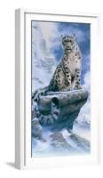 High Spirit - Snow Leopard-Kim Thompson-Framed Giclee Print