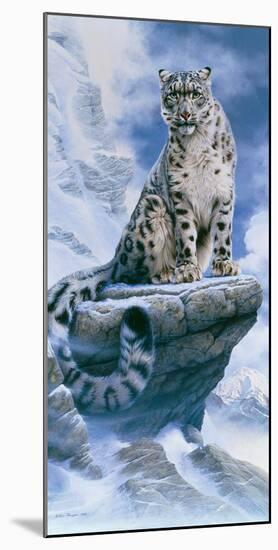 High Spirit - Snow Leopard-Kim Thompson-Mounted Giclee Print