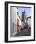 High Street and Church of St. Peter and St. Paul, Cromer, Norfolk, England, United Kingdom, Europe-Mark Sunderland-Framed Photographic Print