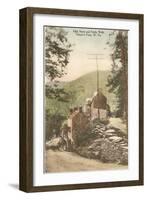 High Street and Public Walk, Harper's Ferry, West Virginia-null-Framed Art Print