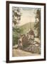High Street and Public Walk, Harper's Ferry, West Virginia-null-Framed Art Print