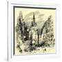 High Street Berne Switzerland-null-Framed Giclee Print