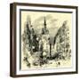 High Street Berne Switzerland-null-Framed Giclee Print