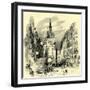 High Street Berne Switzerland-null-Framed Giclee Print