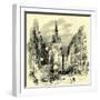 High Street Berne Switzerland-null-Framed Giclee Print