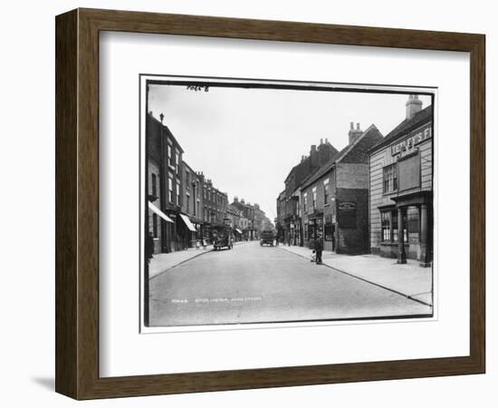 High Street Bridlington East Riding of Yorkshire-null-Framed Photographic Print